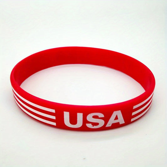 Patriotic Flag Bracelet Waterproof Wristband