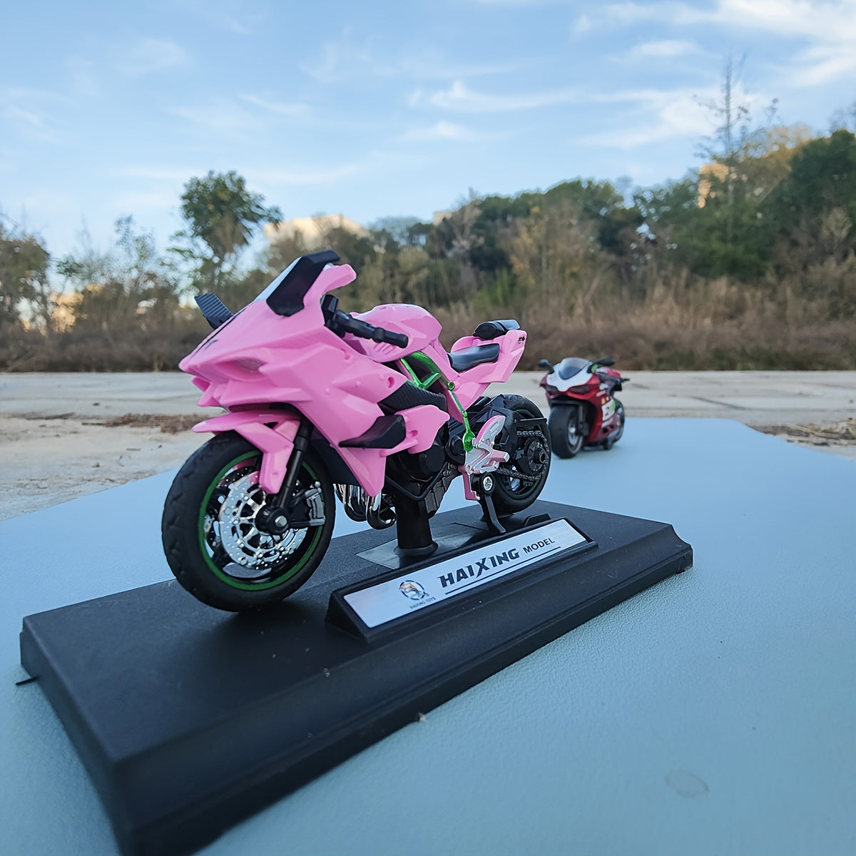 1pc Motorcycle Racing Model Home Window Decoration Gift