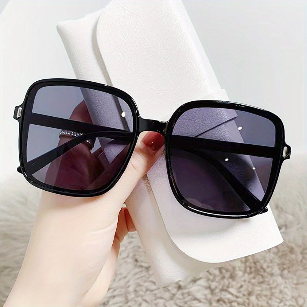 Oversized Square Sunglasses Gradient Glasses UV400