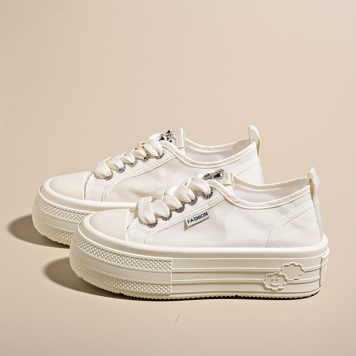 Women's Small Shoes Lace Up Platform Sneakers Lightweight & Versatile