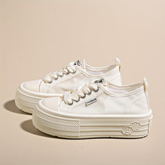 Women's Small Shoes Lace Up Platform Sneakers Lightweight & Versatile