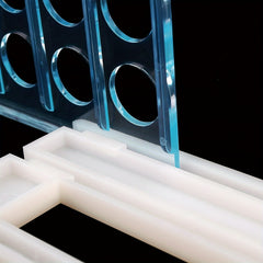 Plastic Test Tube Rack for 13mm 16mm Tubes, Lab Test Tube Holder