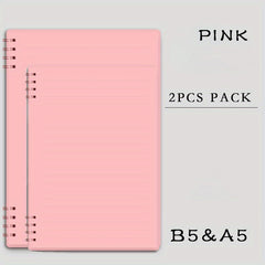 2pcs A5 & B5 Coil Notebook Morandi 160 Pages