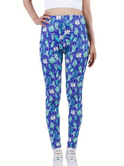 Sexy Camo Print Leggings High Waist Slim Fit Bottoms