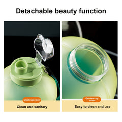 2200ML Large Capacity Water Bottle with Time Marker Gradient Design
