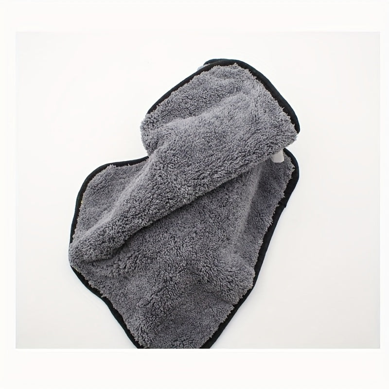5pcs Plush Microfiber Cleaning Towel for Kitchen Car Window Camping