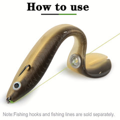 10pcs Soft Bionic Loach Baits for Fresh & Saltwater Fishing