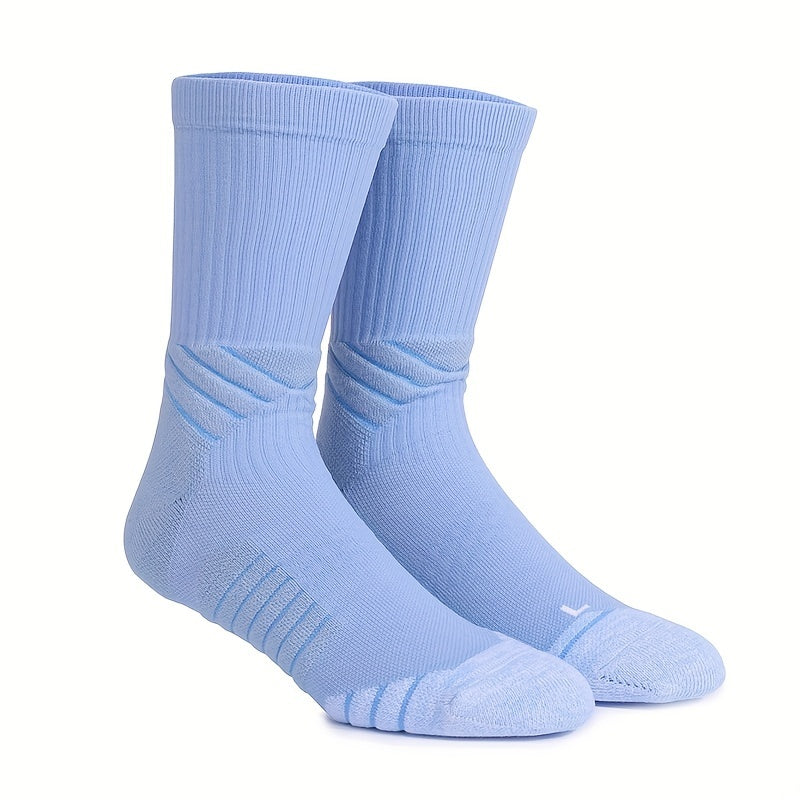 1 Pair Breathable Basketball Socks for Hiking Running Training Climbing