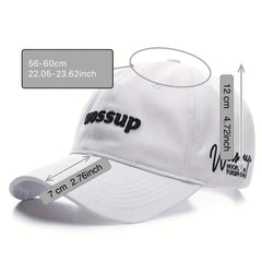 Men's Travel Sunscreen Sun Hat Big Head Circumference Peaked Cap