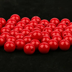 Natural Stone Red Coral Beads Round Loose Beads 6-12mm