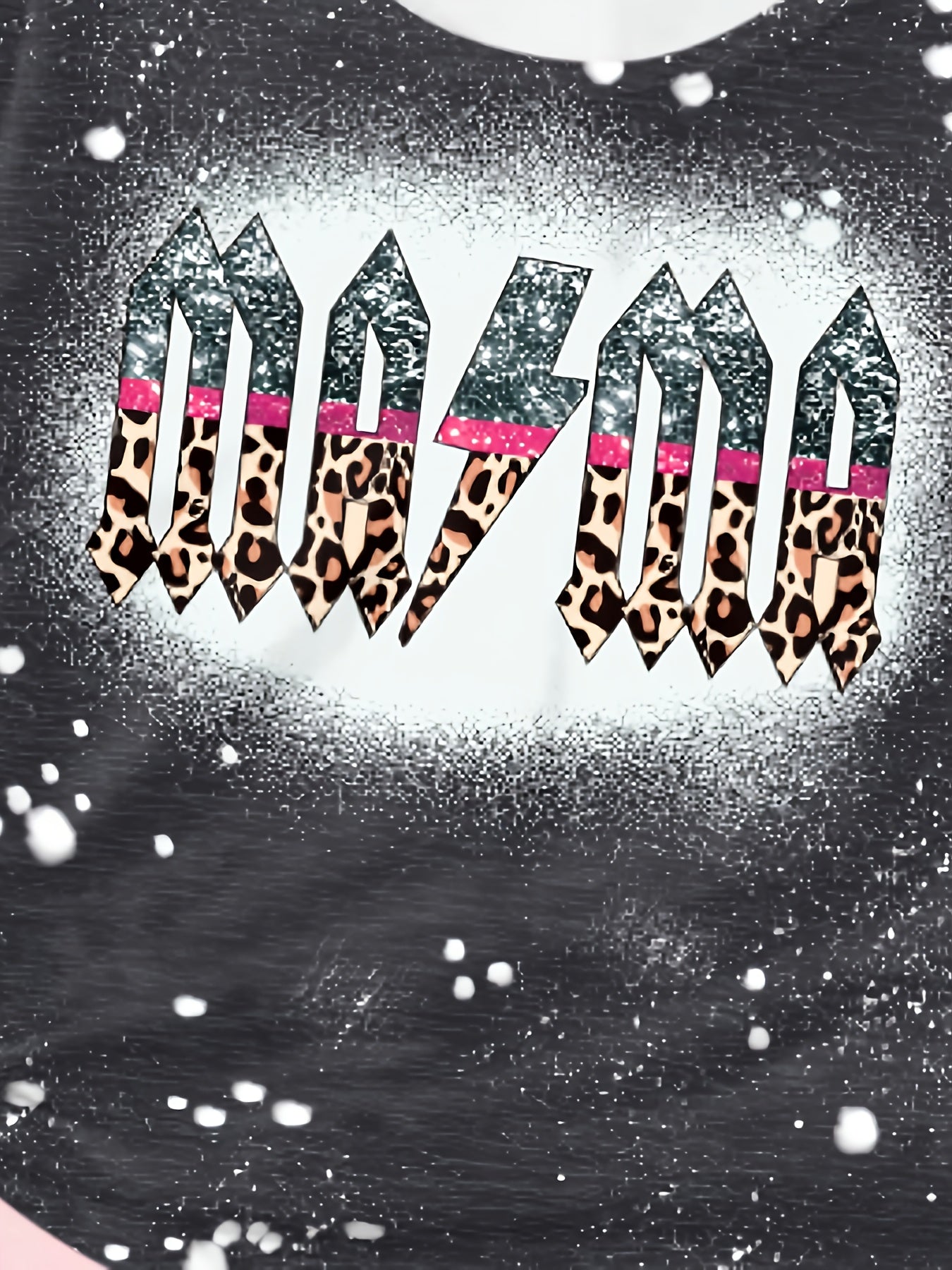 Leopard Print Graphic T-Shirt for Girls
