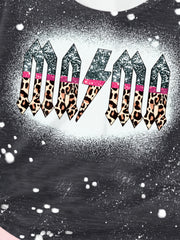Leopard Print Graphic T-Shirt for Girls