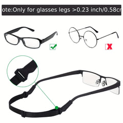 3pcs Glasses Lanyard Non-slip Glasses Rope Eyeglass Holder Strap for Men