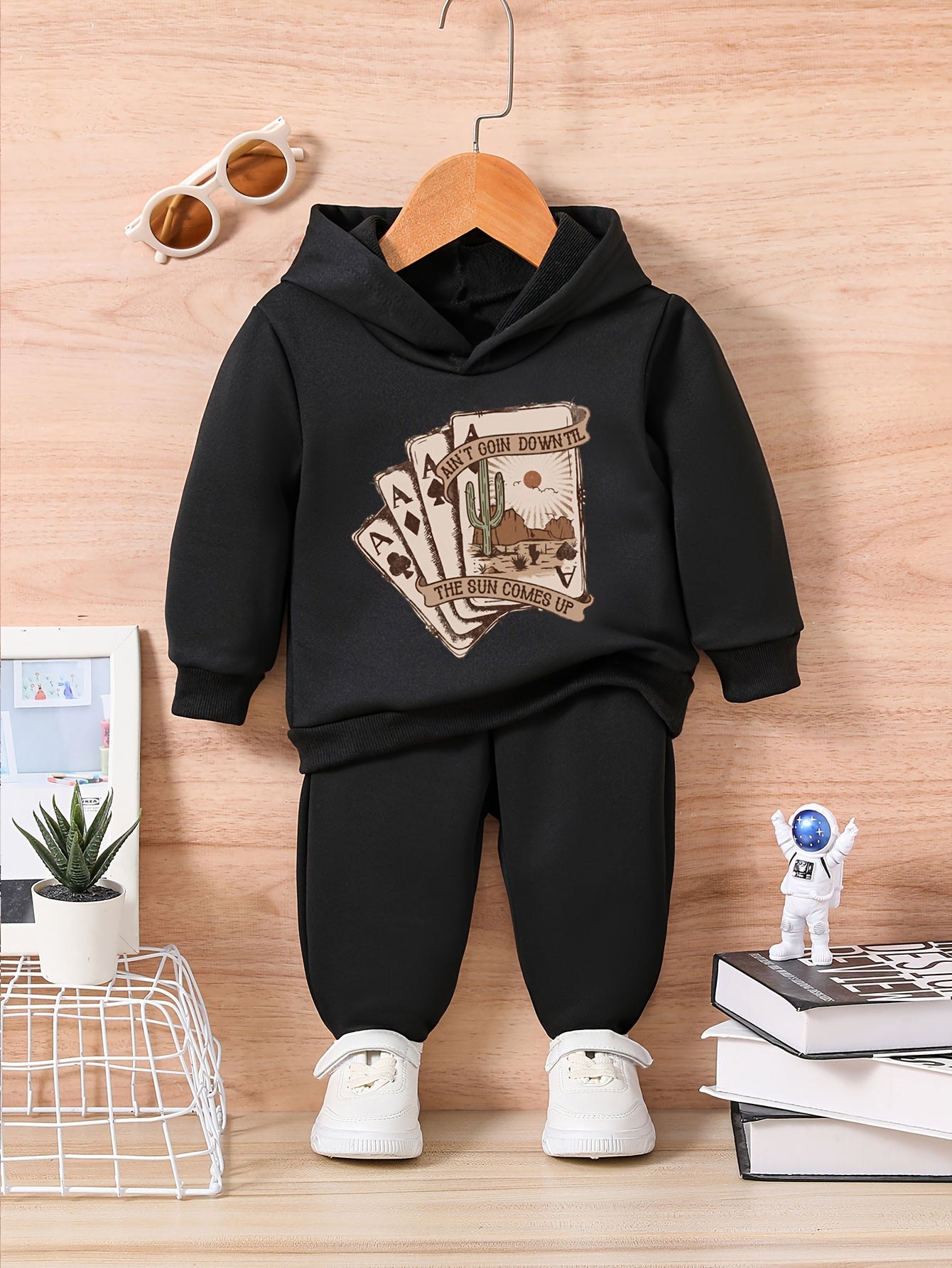 Toddler Baby Poker Desert Print Outfit Set