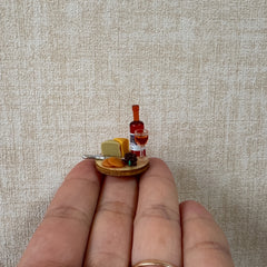 Dollhouse Accessories Mini Cakes Wine Glasses & More - Perfect for Decor