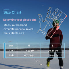Men's Thin & Warm Winter Touchscreen Gloves for Driving & Cycling