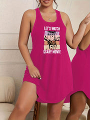 Grim Reaper Print Nightdress