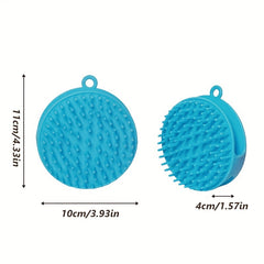 Pet Bathing & Massage Brush for Dogs & Cats, Gentle Cleaning Tool