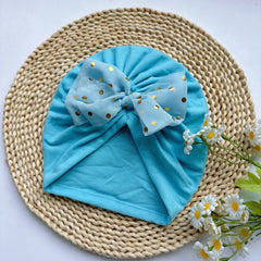 Soft Bowtie Baby Hat Newborn Spring Summer Headband