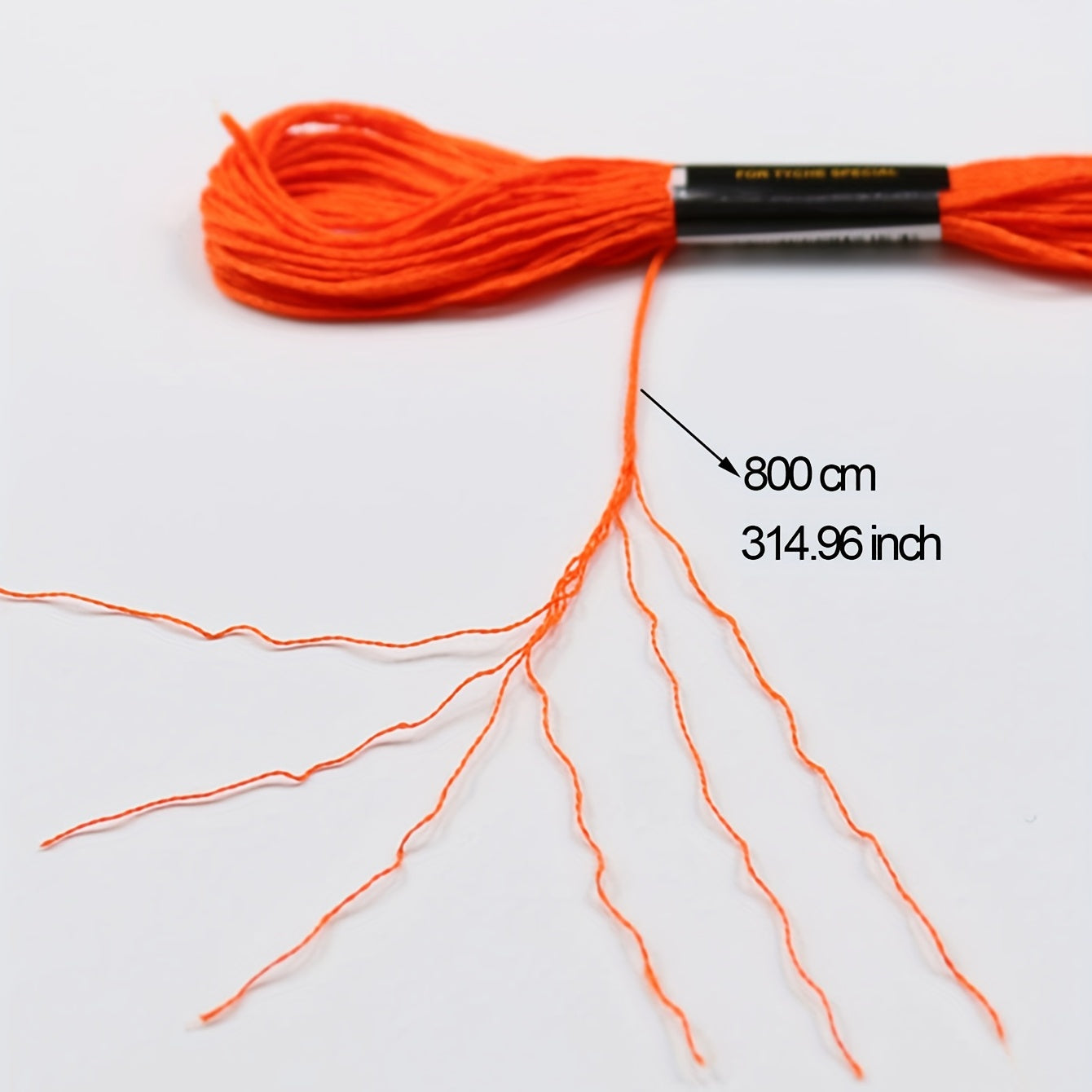 50pcs 8m 6 Strands 50 Colors Embroidery Thread Cross Stitch Thread