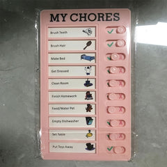 1pc Fitness Week Plan Board Daily Workout Plan Recording Machine