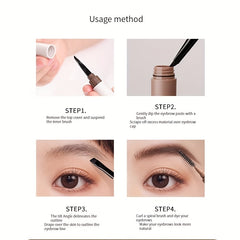 Long Lasting Waterproof Eyebrow Cream Stick with Matching Brush