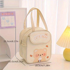 Insulated Lunch Box Bag Portable Lunch Bento Bag Aluminum Foil Cooler Bag