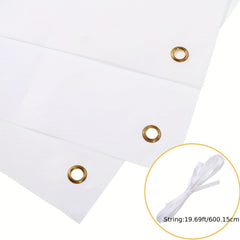 Blank Banners DIY Signs Polyester Oxford Cloth Paintable Sublimation Banner