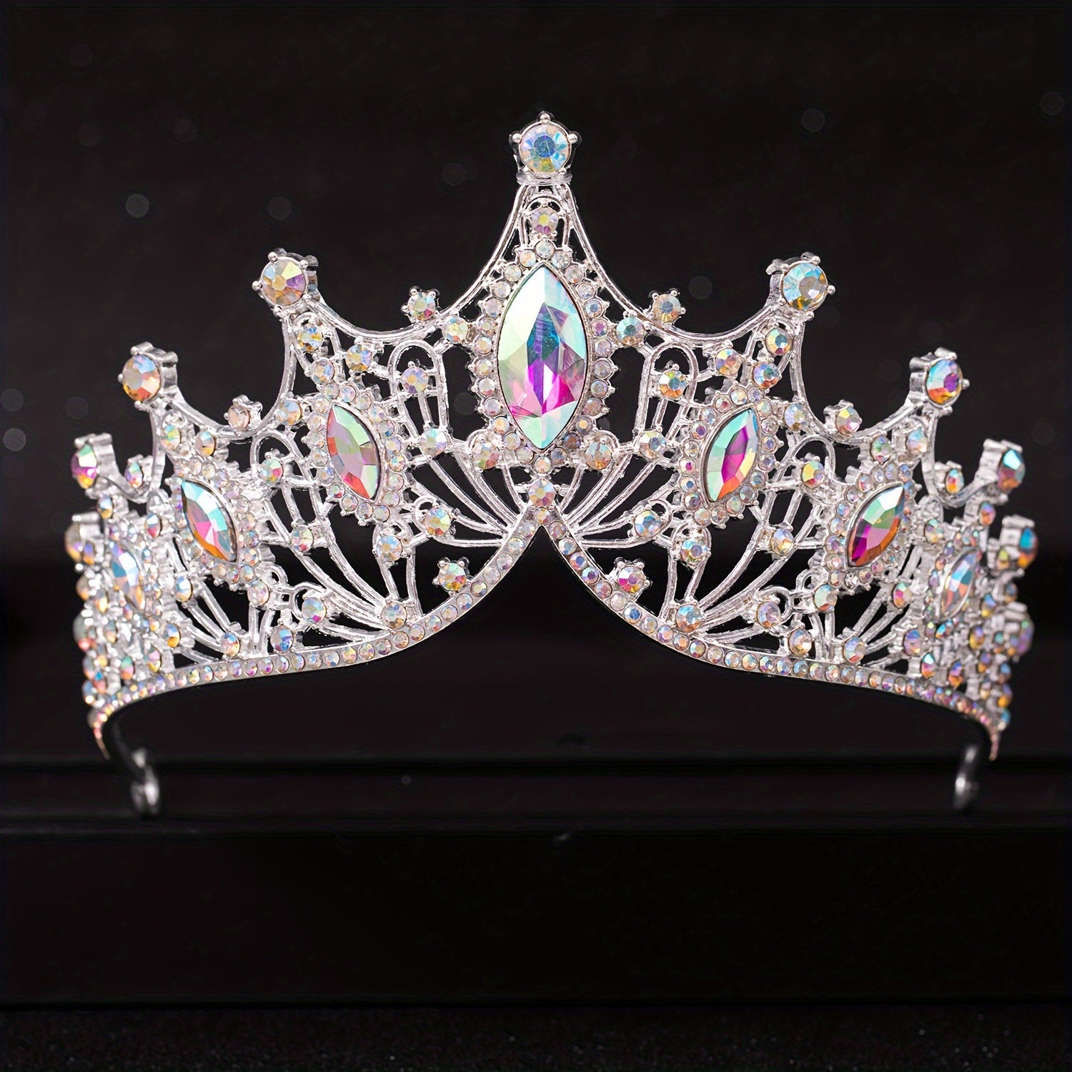 Golden Baroque Queen Crown And Tiaras For Women