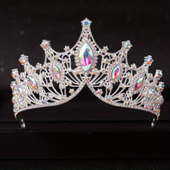 Golden Baroque Queen Crown And Tiaras For Women