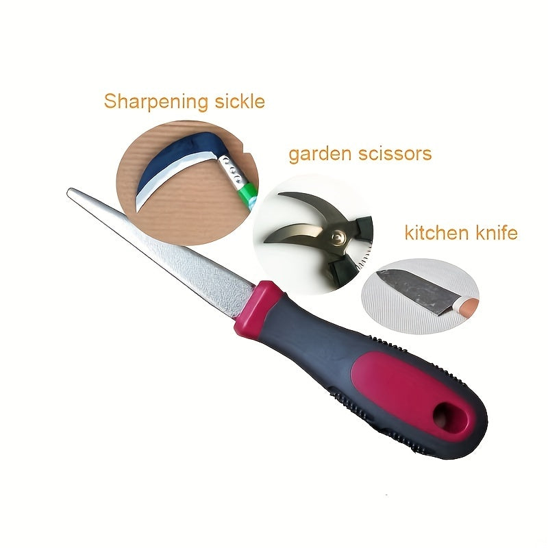 Dual Sided Sharpening File for Scissors Knives Garden Tools