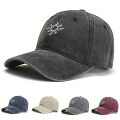 Embroidered Sun Baseball Cap Outdoor Sun Protection Dad Hat