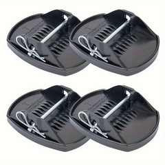 4pcs RV Caravan Jack Pads Leveller Wheel Foot Leg Support Adapter