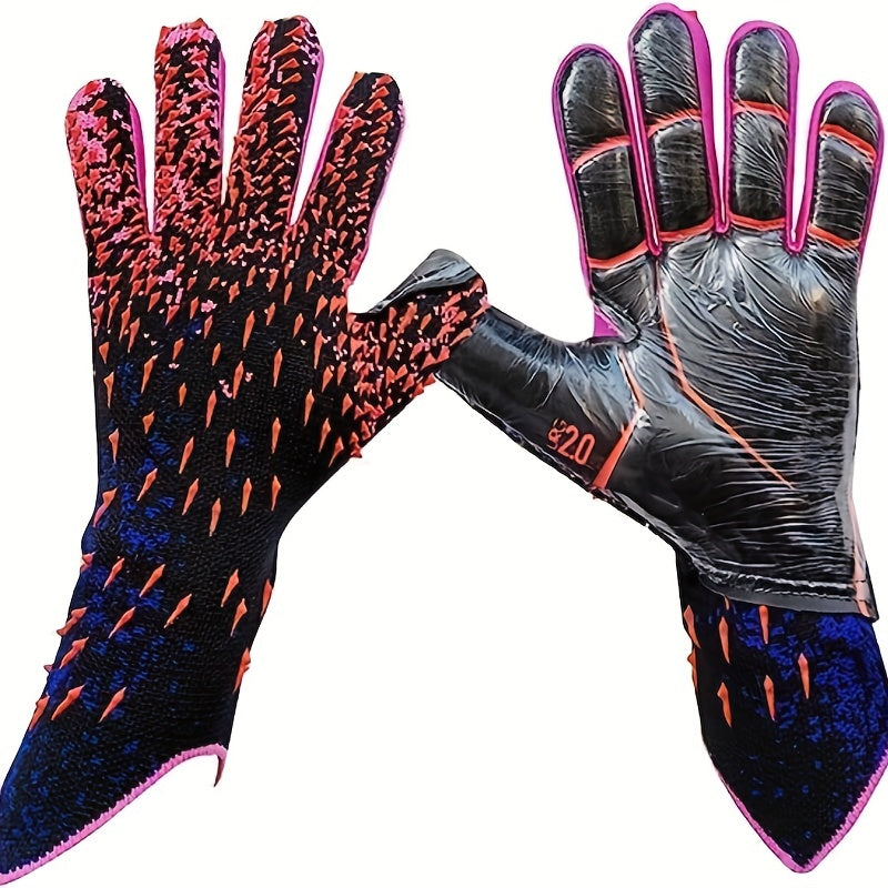 Strong Grip Soccer Goalie Gloves with Finger Protection