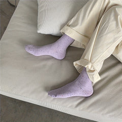Colorful Polka Dot Socks Women's Mid Tube Stockings