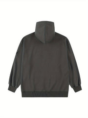 Men's Graphic Pullover Hoodie with Kangaroo Pocket