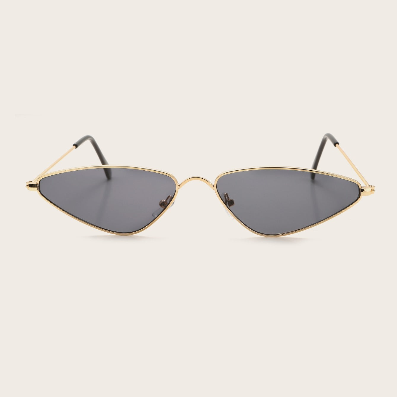 Small Frame Sunglasses Triangle Metal Sunglasses