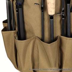 Waterproof Fishing Tackle Bag with Rod Storage, Multifunctional and Foldable