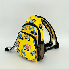 Kids Multinational Backpack Crossbody Bag Dinosaur Car Mermaid Design