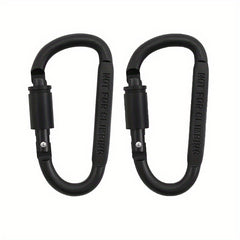 2pcs Heavy Duty Locking Carabiner Clips for Camping Hiking Hammock Backpack