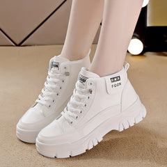 Women's Solid Tube Sneakers Comfortable Shockproof Sport Shoes
