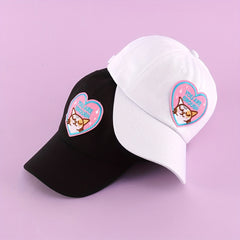 Cat Embroidery Baseball Cap Cartoon Dad Hat