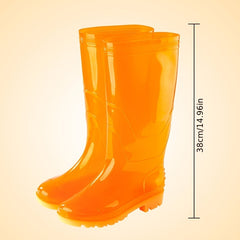 Men's Waterproof Knee Rubber Boots with Anti-Slip Sole