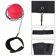Rubber Wrist Bouncing Balls Hand Throw Toy with Elastic Strings for Kids
