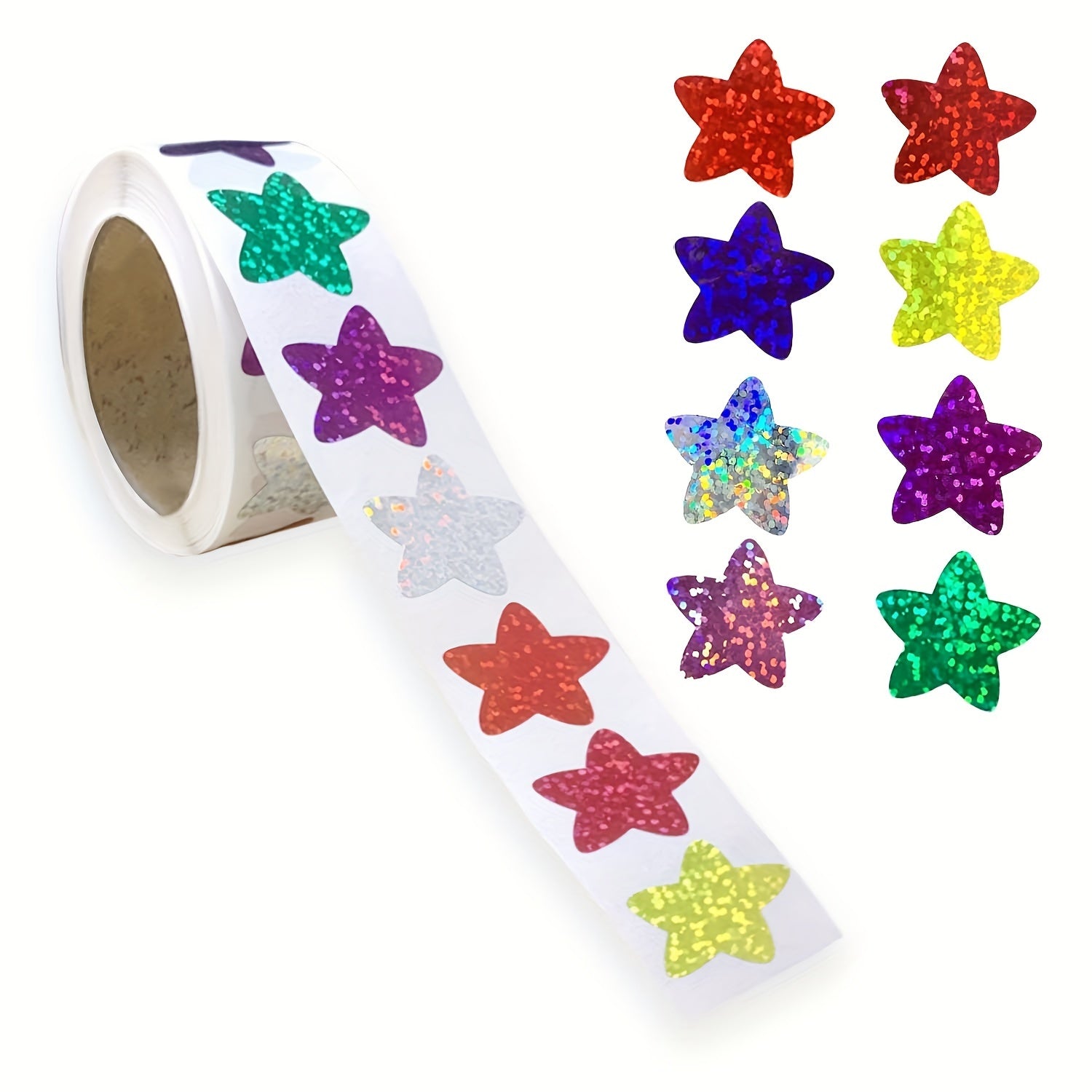 500pcs Star Stickers Rewards Charts Decorative Labels Waterproof Stickers