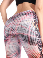 Tribal Print High Waist Leggings Stretchy Skinny Long Length Leggings