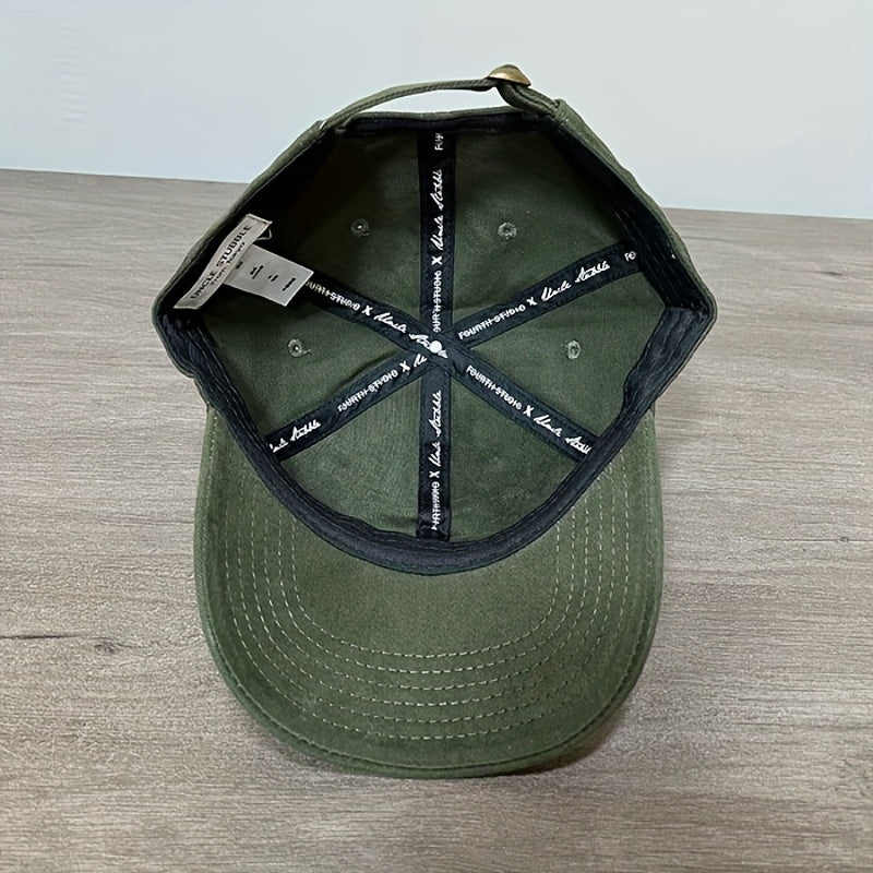 Soft Top Baseball Cap Embroidery Versatile Cap