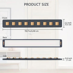 Wooden Sunglasses Organizer Wall Mounted Glasses Holder