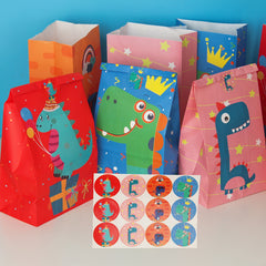 12pcs Dinosaur Party Gift Bags Dinosaur Party Favor Bags