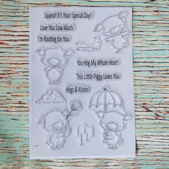 Animals Clear Stamp Flower Rubber Stamp Transparent PVC Seal DIY Scrapbooking